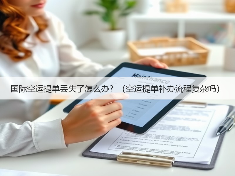 国际空运提单丢失了怎么办?(空运提单补办流程复杂吗) 国际空运提单丢失了怎么办?(空运提单补办流程复杂吗)