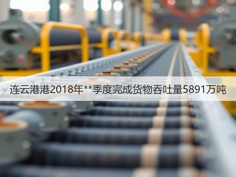 连云港港2018年**季度完成货物吞吐量5891万吨