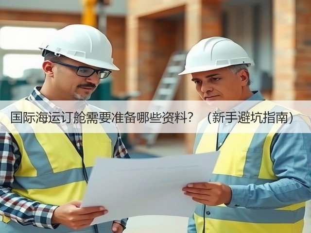 国际海运订舱需要准备哪些资料?(新手避坑指南)(图1) 国际海运订舱需要准备哪些资料?(新手避坑指南)(图1)
