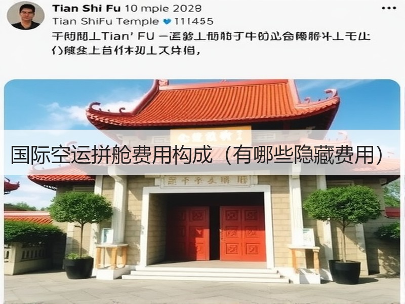 国际空运拼舱费用构成（有哪些隐藏费用）