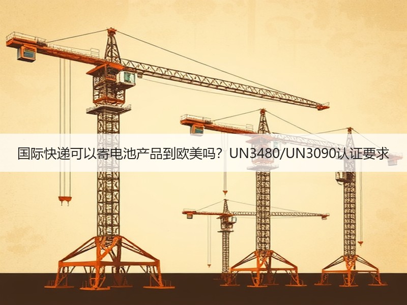 国际快递可以寄电池产品到欧美吗？UN3480/UN3090认证要求