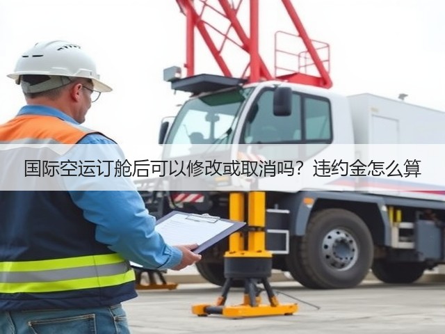 国际空运订舱后可以修改或取消吗?违约金怎么算(图1) 国际空运订舱后可以修改或取消吗?违约金怎么算(图1)