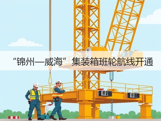 “锦州—威海”集装箱班轮航线开通(图2) “锦州—威海”集装箱班轮航线开通(图2)
