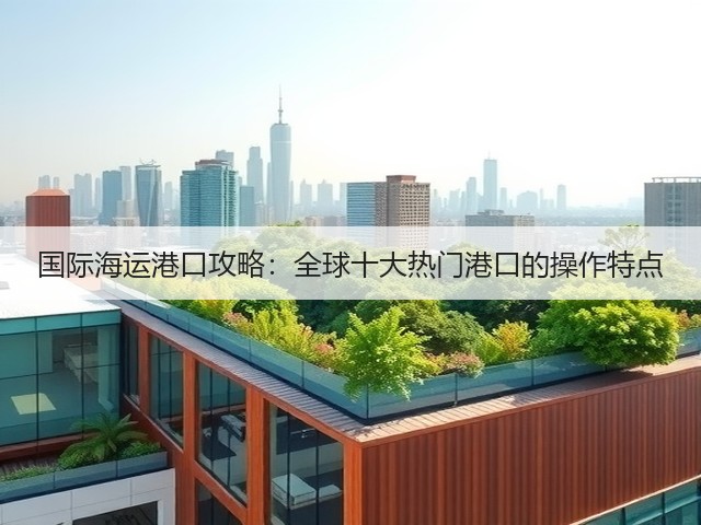 国际海运港口攻略：全球十大热门港口的操作特点(图2)