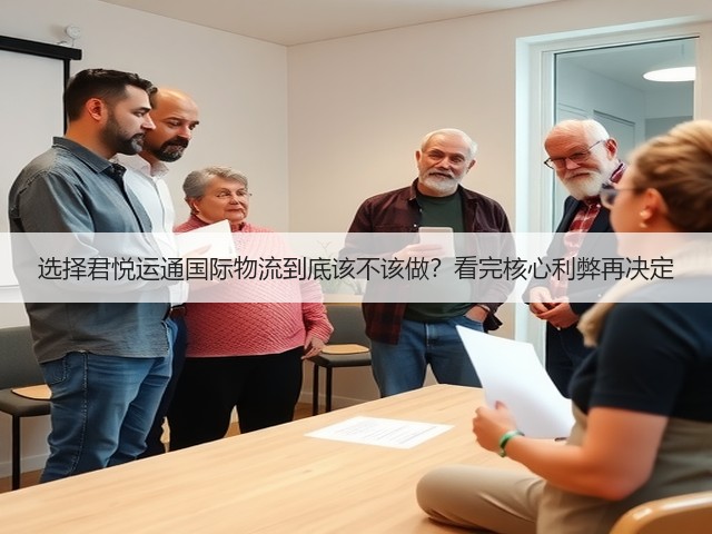 选择君悦运通国际物流到底该不该做?看完核心利弊再决定(图3) 选择君悦运通国际物流到底该不该做?看完核心利弊再决定(图3)