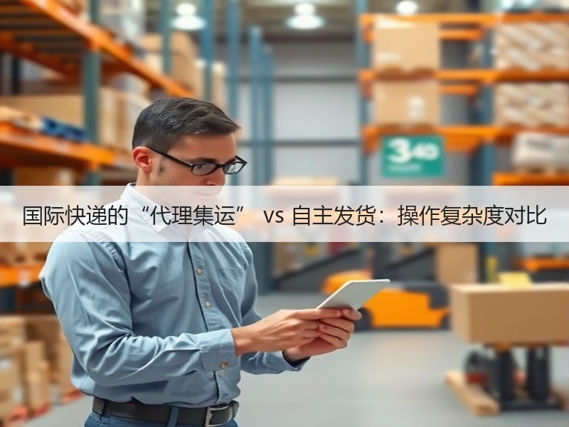 国际快递的“代理集运” vs 自主发货:操作复杂度对比 国际快递的“代理集运” vs 自主发货:操作复杂度对比