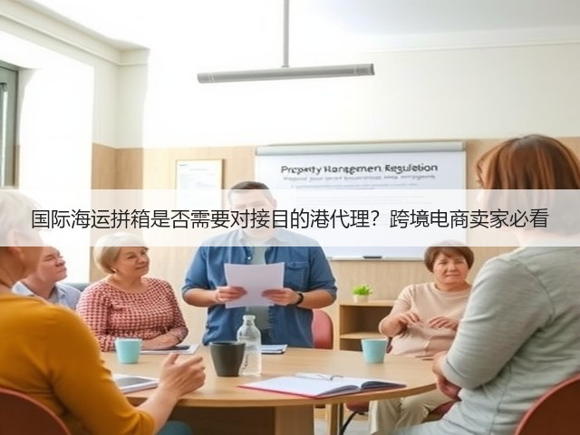 国际海运拼箱是否需要对接目的港代理？跨境电商卖家必看(图1)