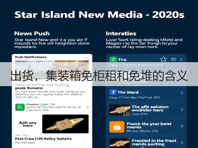 出货，集装箱免柜租和免堆的含义