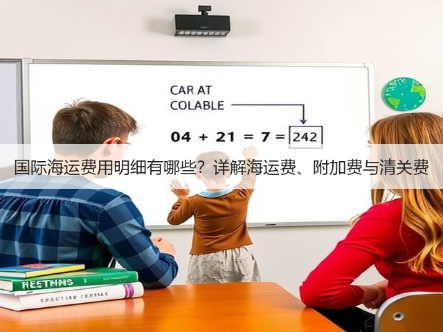 国际海运费用明细有哪些？详解海运费、附加费与清关费(图1)