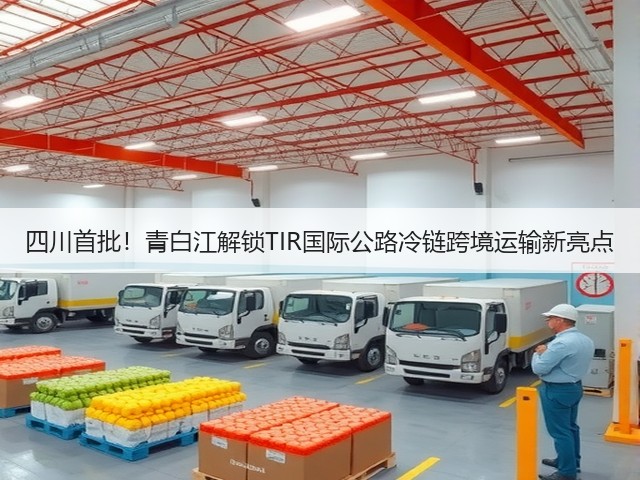 四川首批!青白江解锁TIR国际公路冷链跨境运输新亮点(图1) 四川首批!青白江解锁TIR国际公路冷链跨境运输新亮点(图1)