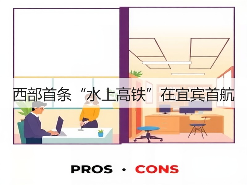 西部首条“水上高铁”在宜宾首航