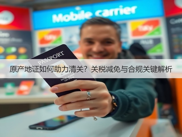 原产地证如何助力清关?关税减免与合规关键解析(图1) 原产地证如何助力清关?关税减免与合规关键解析(图1)