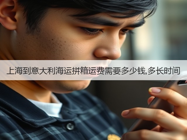 上海到意大利海运拼箱运费需要多少钱,多长时间(图3)