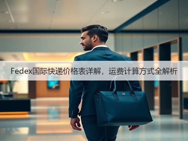 Fedex国际快递价格表详解,运费计算方式全解析(图1) Fedex国际快递价格表详解,运费计算方式全解析(图1)