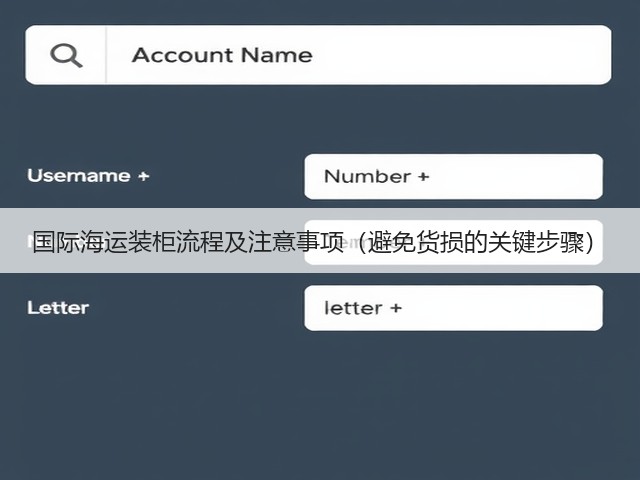 国际海运装柜流程及注意事项(避免货损的关键步骤)(图1) 国际海运装柜流程及注意事项(避免货损的关键步骤)(图1)