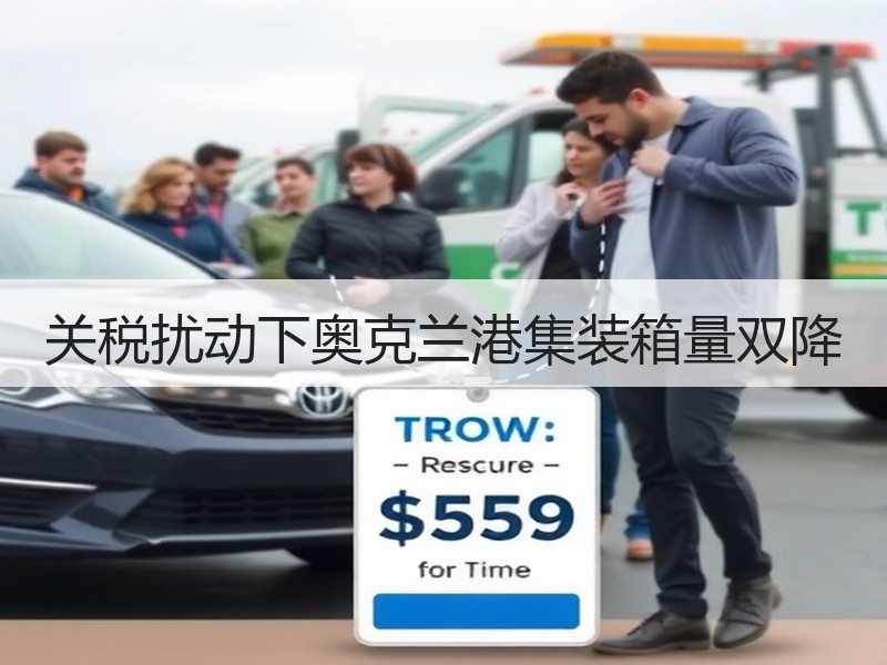 关税扰动下奥克兰港集装箱量双降 关税扰动下奥克兰港集装箱量双降