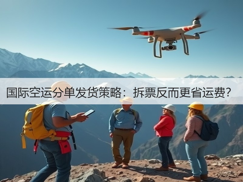 国际空运分单发货策略：拆票反而更省运费？