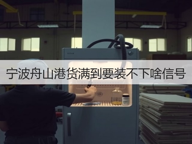 宁波舟山港货满到要装不下啥信号(图3)