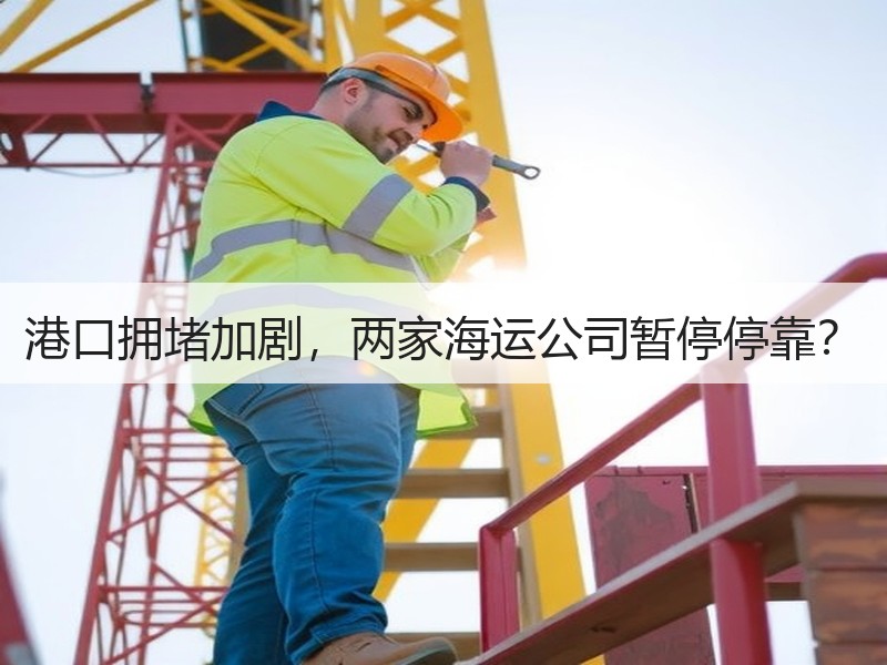 港口拥堵加剧，两家海运公司暂停停靠？