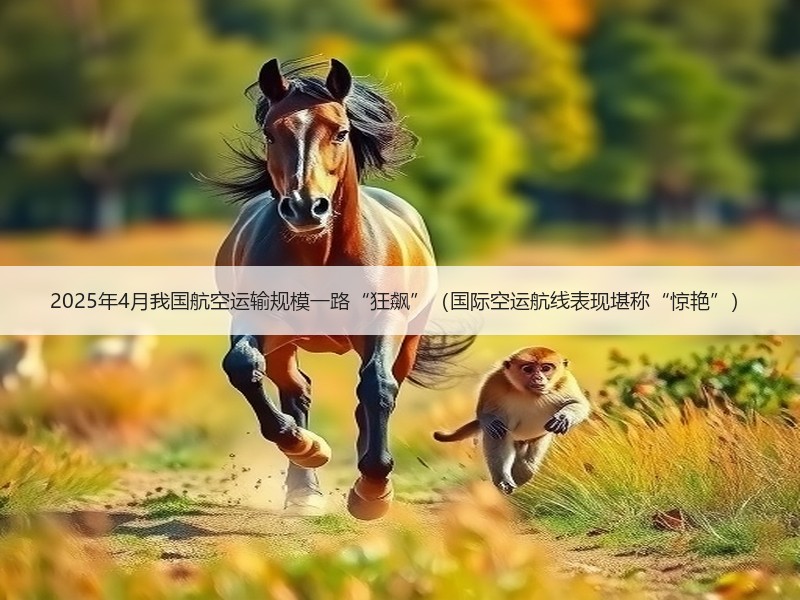 2025年4月我国航空运输规模一路“狂飙”(国际空运航线表现堪称“惊艳”) 2025年4月我国航空运输规模一路“狂飙”(国际空运航线表现堪称“惊艳”)