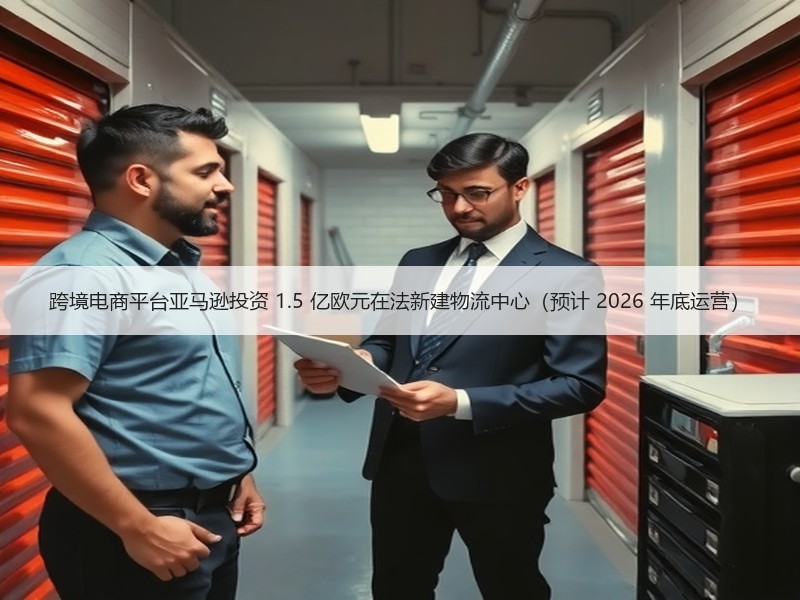 跨境电商平台亚马逊投资 1.5 亿欧元在法新建物流中心（预计 2026 年底运营）