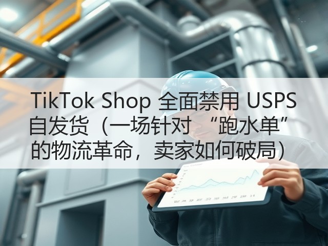 TikTok Shop 全面禁用 USPS 自发货(一场针对 “跑水单” 的物流革命,卖家如何破局)(图1) TikTok Shop 全面禁用 USPS 自发货(一场针对 “跑水单” 的物流革命,卖家如何破局)(图1)