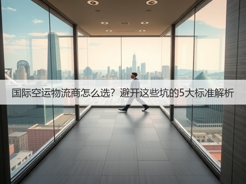 国际空运物流商怎么选?避开这些坑的5大标准解析 国际空运物流商怎么选?避开这些坑的5大标准解析