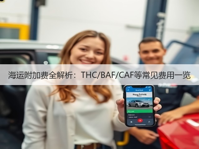海运附加费全解析：THC/BAF/CAF等常见费用一览(图2)