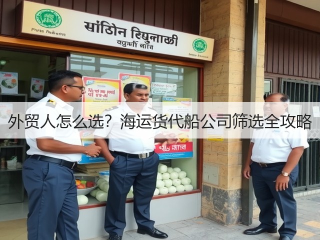 外贸人怎么选?海运货代船公司筛选全攻略(图2) 外贸人怎么选?海运货代船公司筛选全攻略(图2)