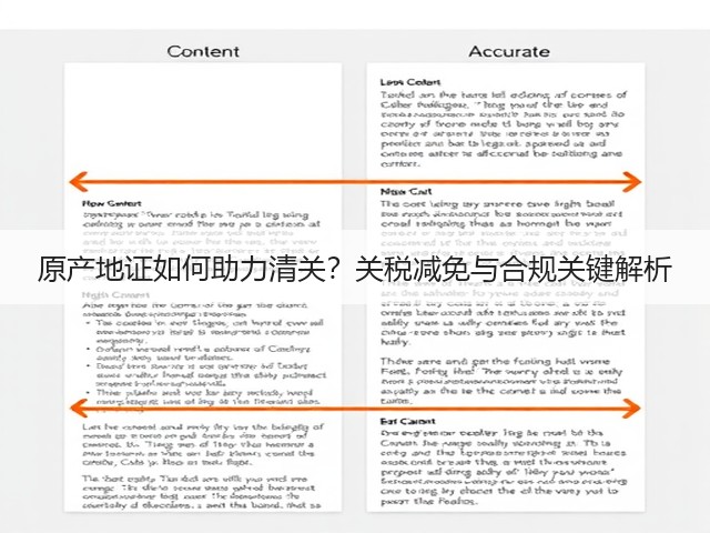 原产地证如何助力清关?关税减免与合规关键解析(图2) 原产地证如何助力清关?关税减免与合规关键解析(图2)
