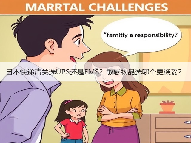 日本快递清关选UPS还是EMS？敏感物品选哪个更稳妥？(图1)
