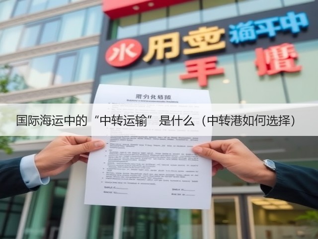 国际海运中的“中转运输”是什么(中转港如何选择)(图2) 国际海运中的“中转运输”是什么(中转港如何选择)(图2)