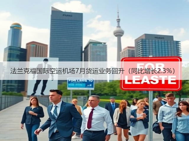 法兰克福国际空运机场7月货运业务回升（同比增长2.3%）(图2)