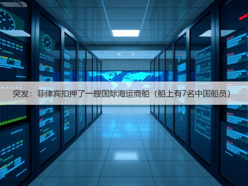 突发:菲律宾扣押了一艘国际海运商船(船上有7名中国船员) 突发:菲律宾扣押了一艘国际海运商船(船上有7名中国船员)