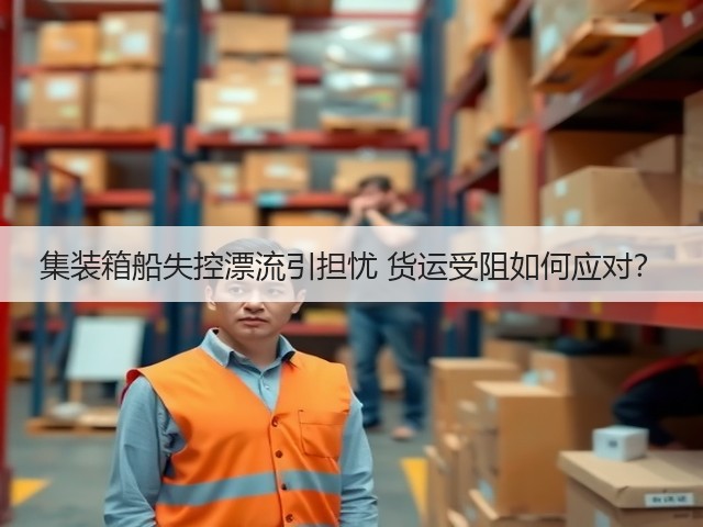 集装箱船失控漂流引担忧 货运受阻如何应对?(图1) 集装箱船失控漂流引担忧 货运受阻如何应对?(图1)