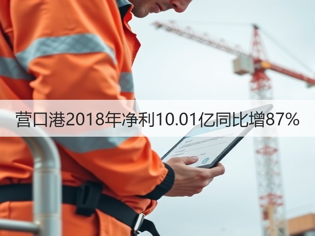 营口港2018年净利10.01亿同比增87%(图1) 营口港2018年净利10.01亿同比增87%(图1)