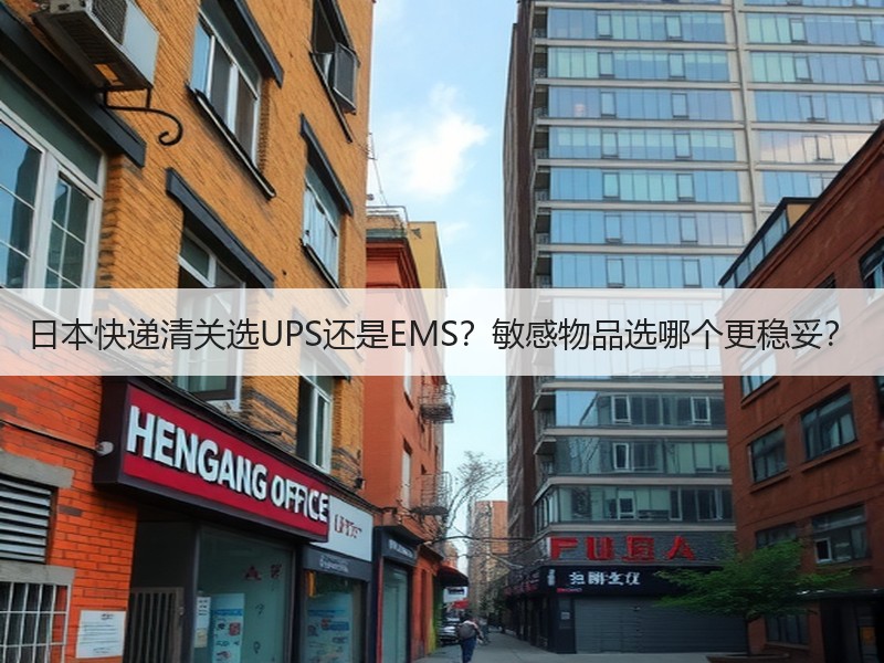 日本快递清关选UPS还是EMS？敏感物品选哪个更稳妥？