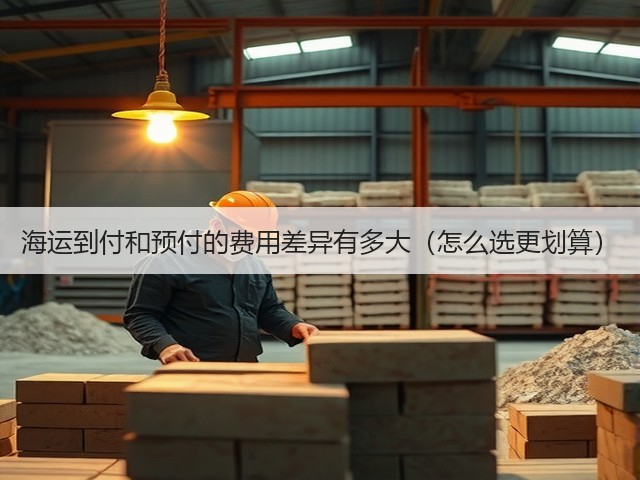 海运到付和预付的费用差异有多大(怎么选更划算)(图3) 海运到付和预付的费用差异有多大(怎么选更划算)(图3)
