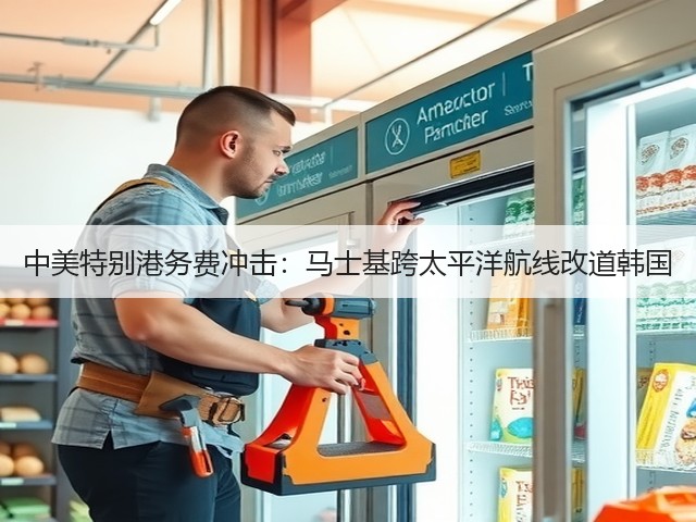 中美特别港务费冲击：马士基跨太平洋航线改道韩国(图3)
