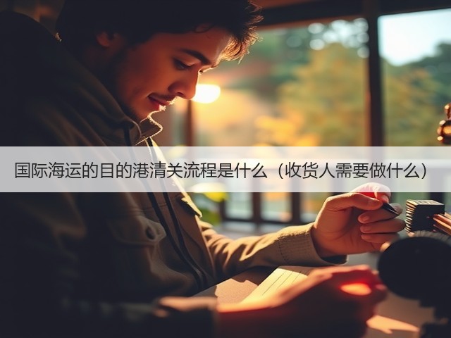 国际海运的目的港清关流程是什么(收货人需要做什么)(图3) 国际海运的目的港清关流程是什么(收货人需要做什么)(图3)