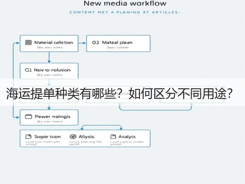海运提单种类有哪些？如何区分不同用途？