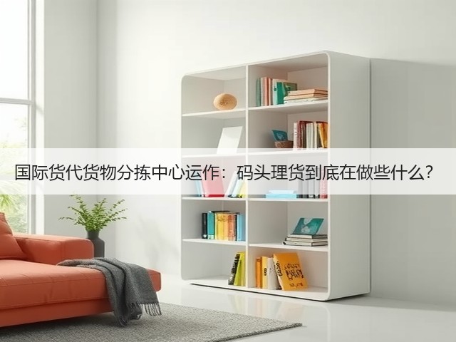 国际货代货物分拣中心运作：码头理货到底在做些什么？(图3)