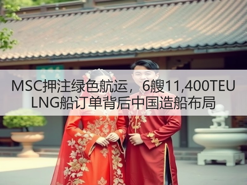 MSC押注绿色航运,6艘11,400TEU LNG船订单背后中国造船布局 MSC押注绿色航运,6艘11,400TEU LNG船订单背后中国造船布局