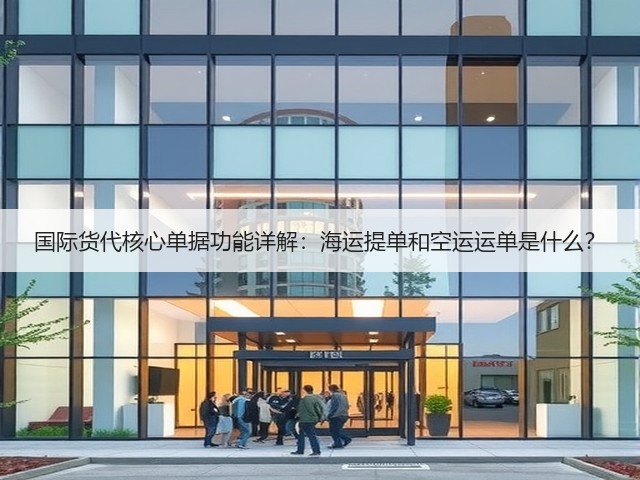 国际货代核心单据功能详解:海运提单和空运运单是什么?(图1) 国际货代核心单据功能详解:海运提单和空运运单是什么?(图1)