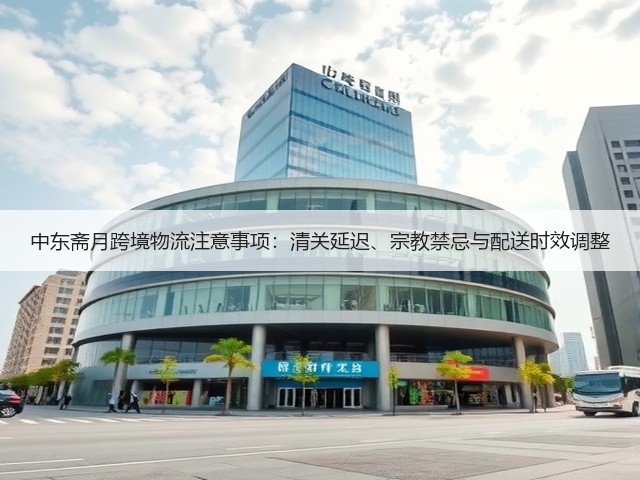 中东斋月跨境物流注意事项：清关延迟、宗教禁忌与配送时效调整(图1)
