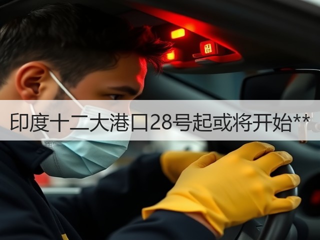 印度十二大港口28号起或将开始**(图1) 印度十二大港口28号起或将开始**(图1)
