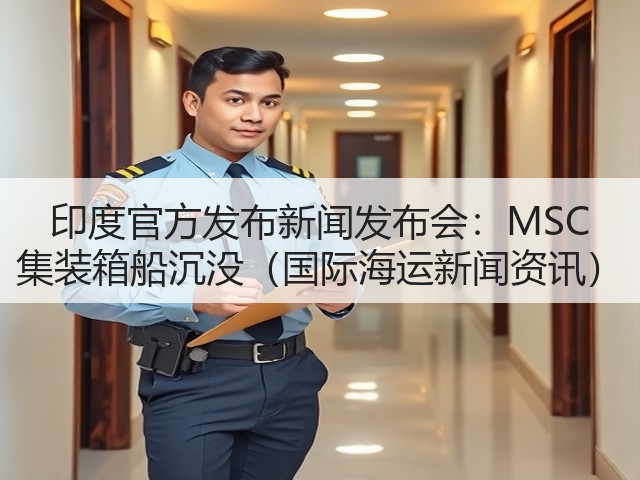 印度官方发布新闻发布会：MSC 集装箱船沉没（国际海运新闻资讯）(图1)