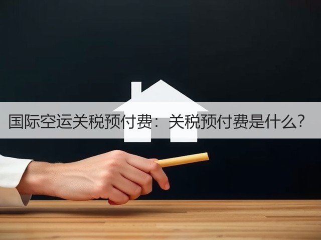 国际空运关税预付费:关税预付费是什么?(图2) 国际空运关税预付费:关税预付费是什么?(图2)