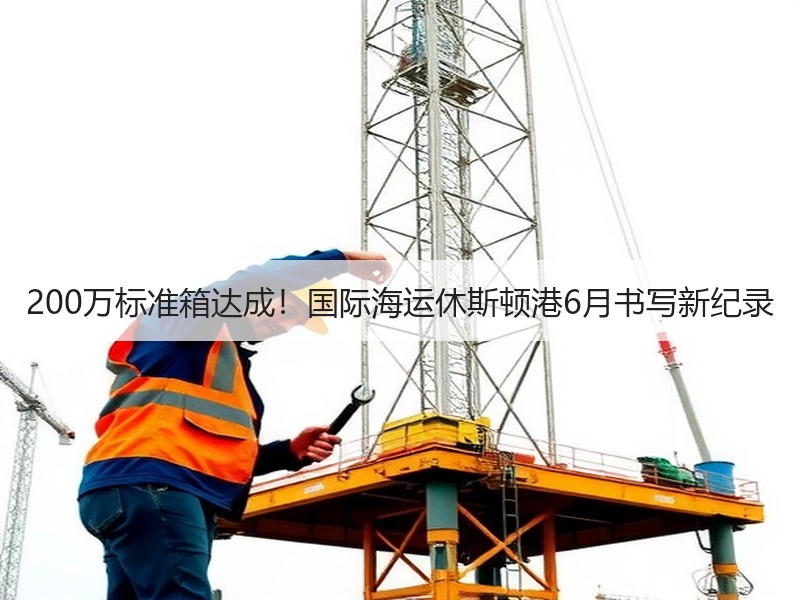 200万标准箱达成!国际海运休斯顿港6月书写新纪录 200万标准箱达成!国际海运休斯顿港6月书写新纪录