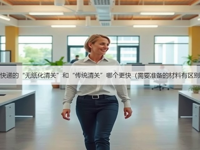 国际快递的“无纸化清关”和“传统清关”哪个更快(需要准备的材料有区别吗)(图2) 国际快递的“无纸化清关”和“传统清关”哪个更快(需要准备的材料有区别吗)(图2)